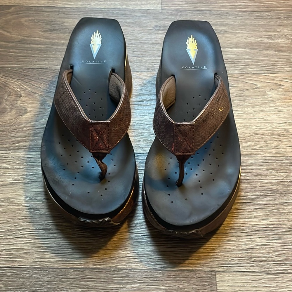 Volatile wedge sandals